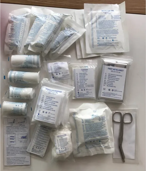 FDA CE ISO Medical nylon first aid kit DIN13164 3