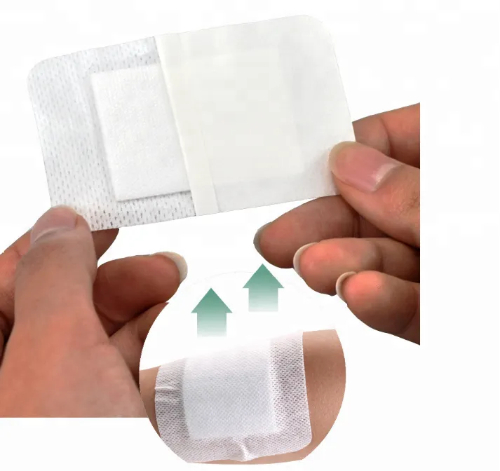 Hypoallergenic Medical Adhesive Non-woven Fabric Wound Dressing