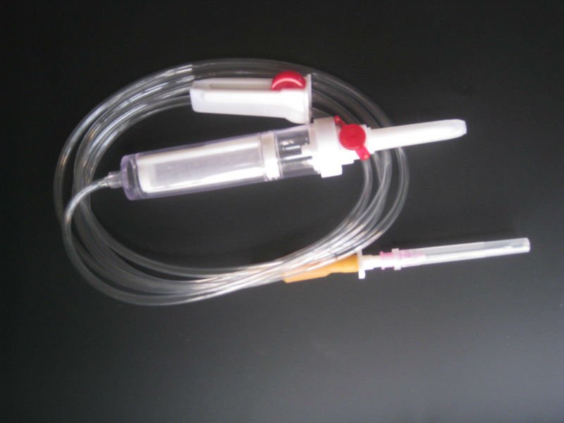 Medical Sterile Blood Transfusion Set With Filter CE ISO 2