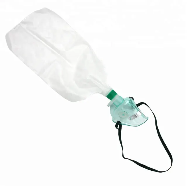 Medical non-rebreather oxygen mask/oxygen mask with reservoir bag with FDA,CE,ISO