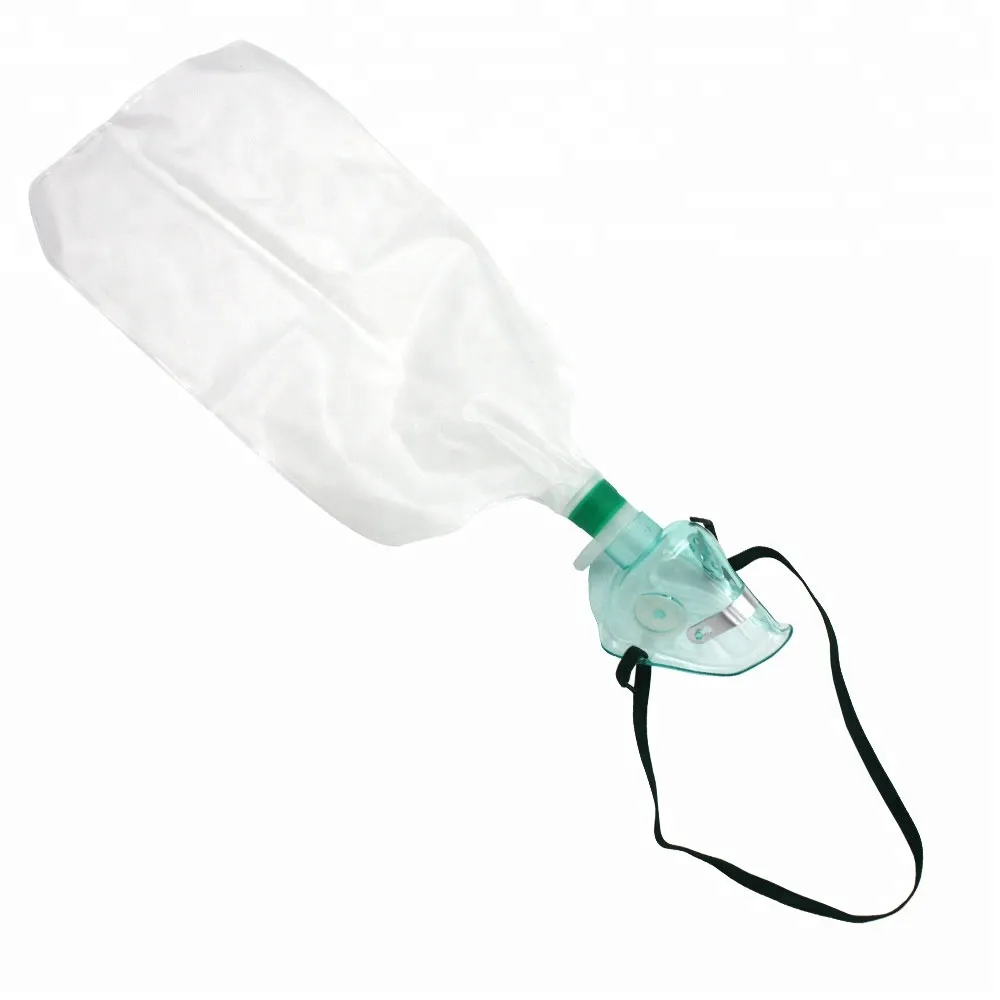 Medical non-rebreather oxygen mask/oxygen mask with reservoir bag with FDA,CE,ISO