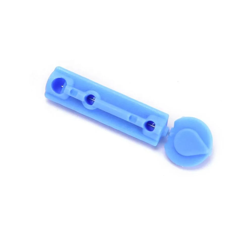 Disposable sterile safety twist blood lancet 4