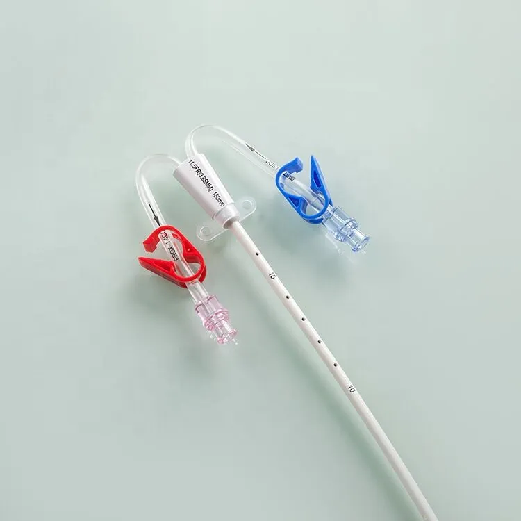 Disposable Medical Blood Purification Dialysis Catheter 3