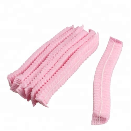 Disposable non-woven cap single/double bungee hair net anti dust non-woven bouffant cap with FDA,CE,ISO 5