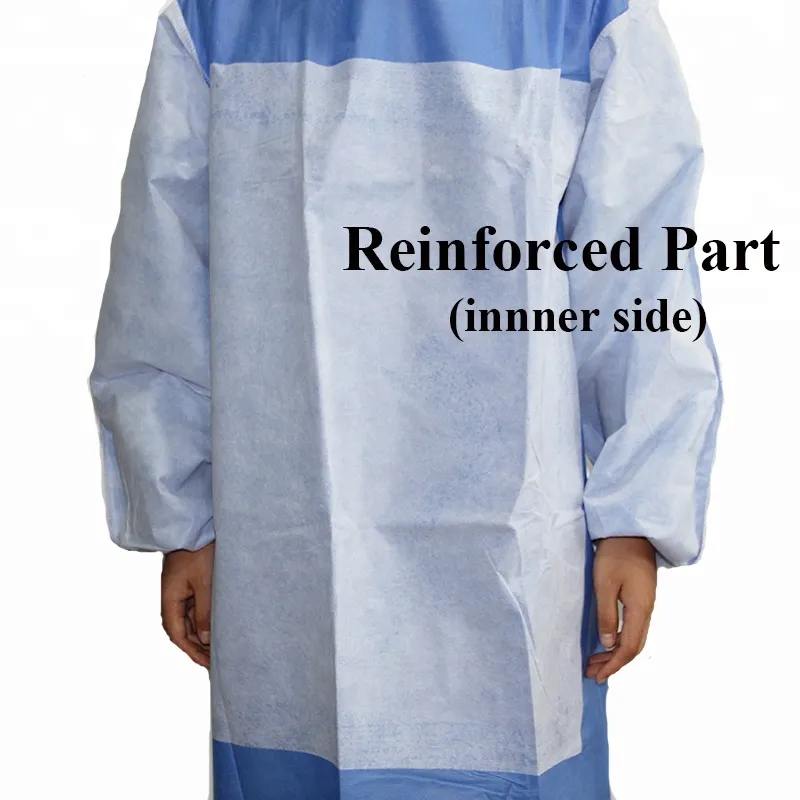 Disposable sterile hospital Ultrasonic stitch surgical gowns 3