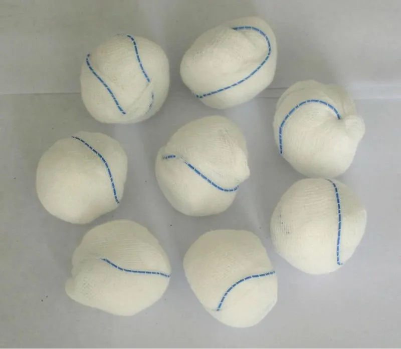 Cotton hemostatic absorbent gauze ball sterile with CE,ISO