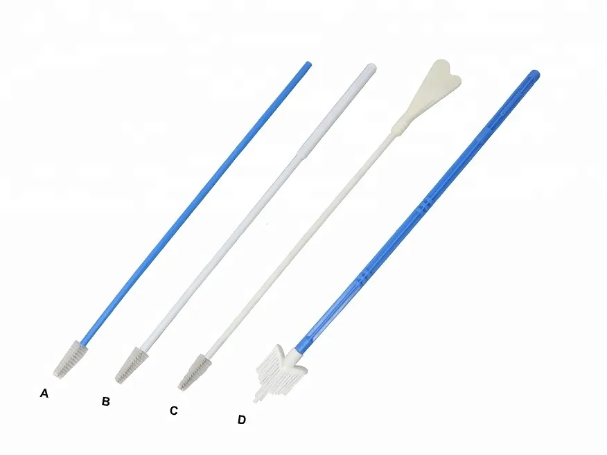 Medical disposable vaginal cervical cytology brush with CE,ISO 4