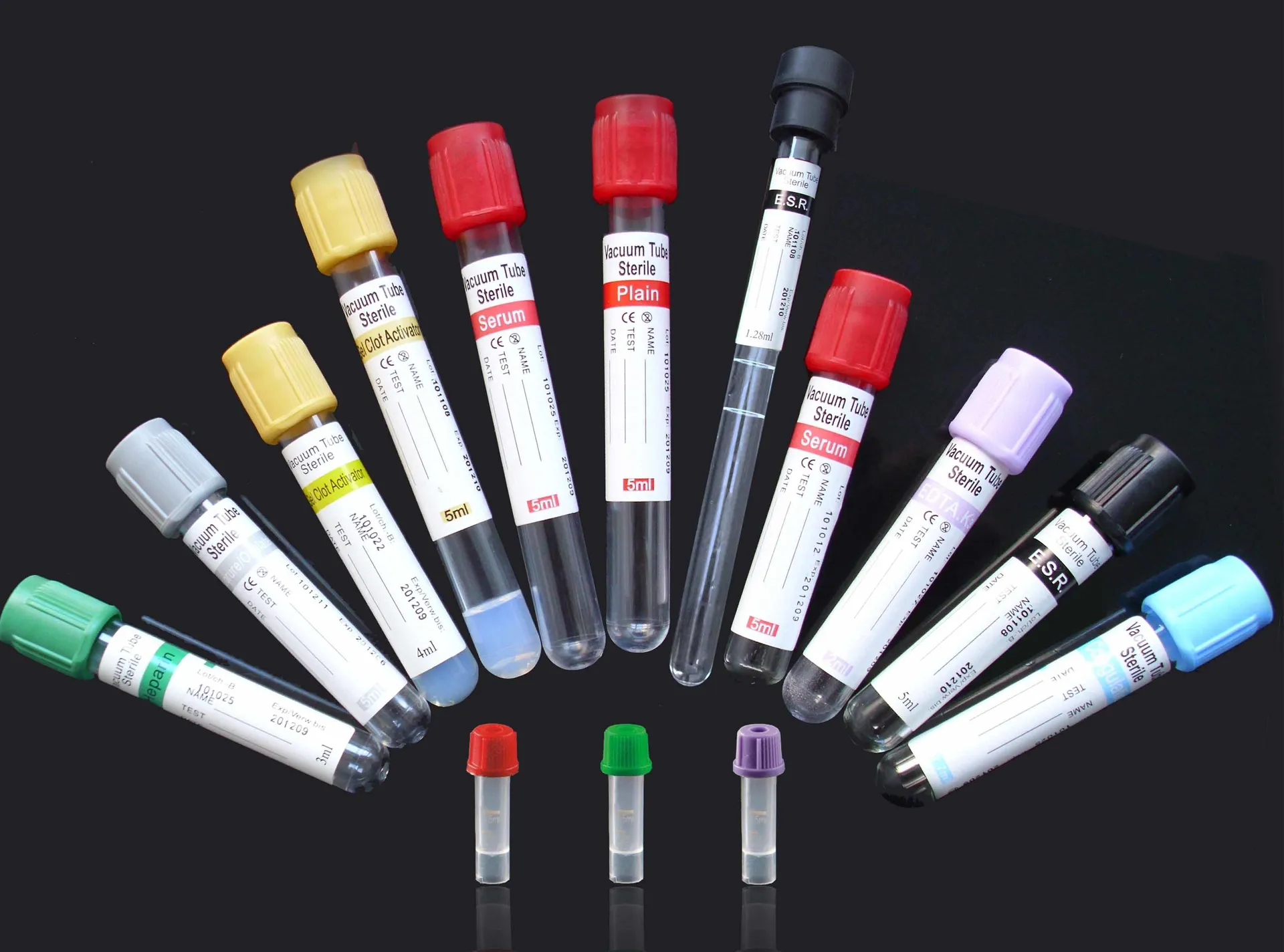 Vacuum blood collection tube with all sizes CE,ISO 3