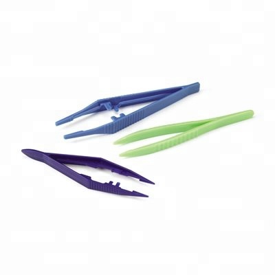 Colorful Disposable Medical Plastic Forceps Tweezer with all sizes
