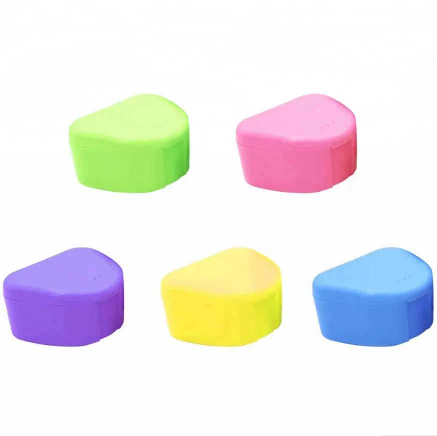 Teeth Storage Case Box Mouthpiece Organizer Oral Health Care Dental Tray Box Denture box 2