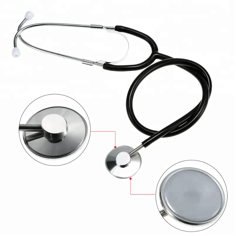 Economy tpye portable aneroid sphygmomanometer with single head stethoscope