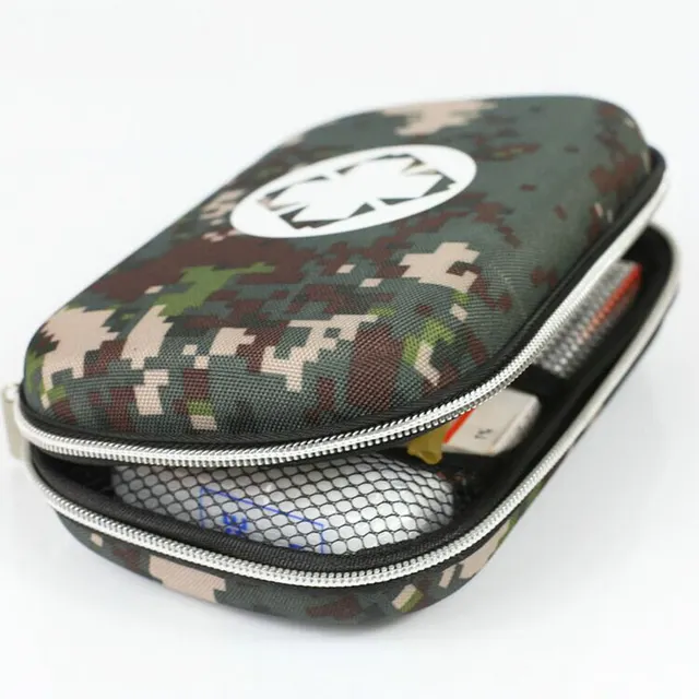 Camouflage Waterproof EVA Bag Person Portable Outdoor Travel First Aid Kit