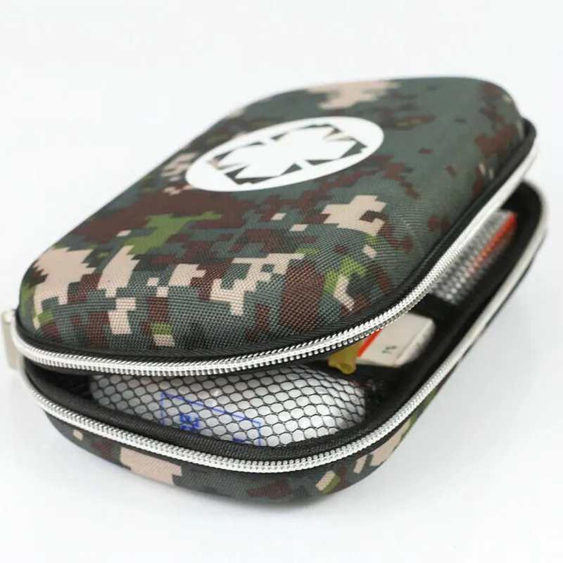 Camouflage Waterproof EVA Bag Person Portable Outdoor Travel First Aid Kit