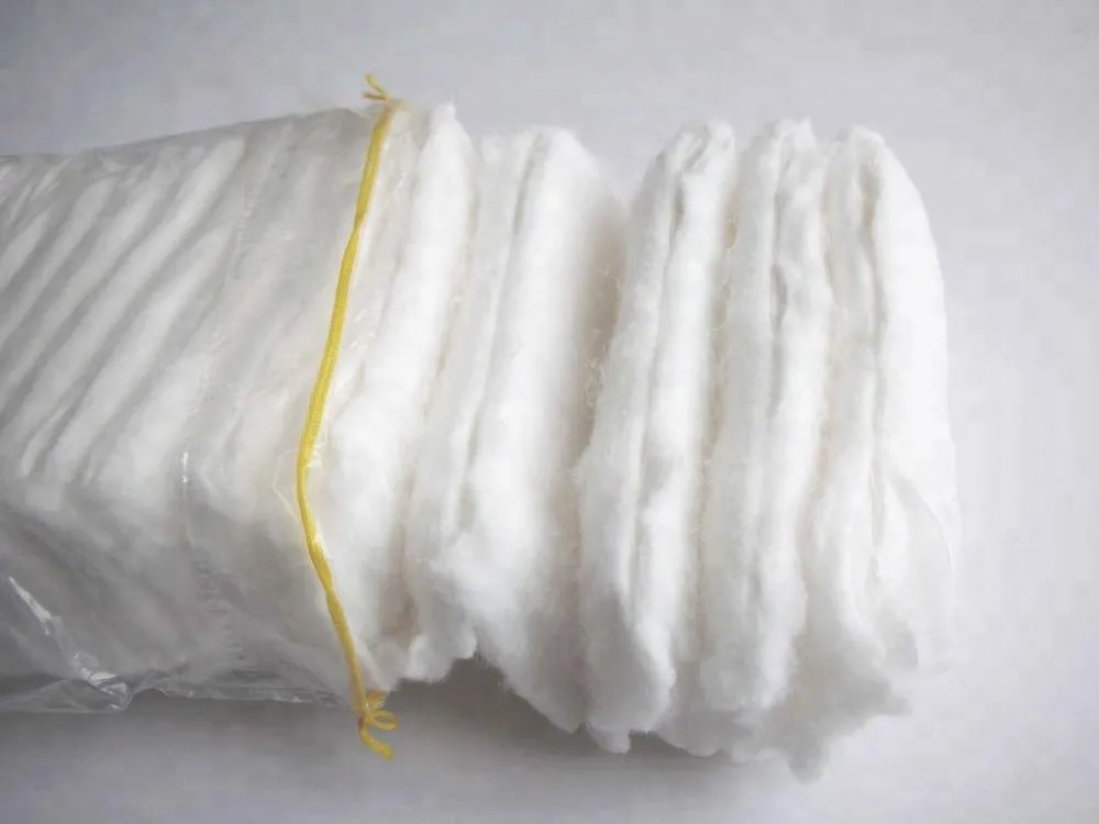 100% cotton zig zag cotton wool with CE,ISO 5