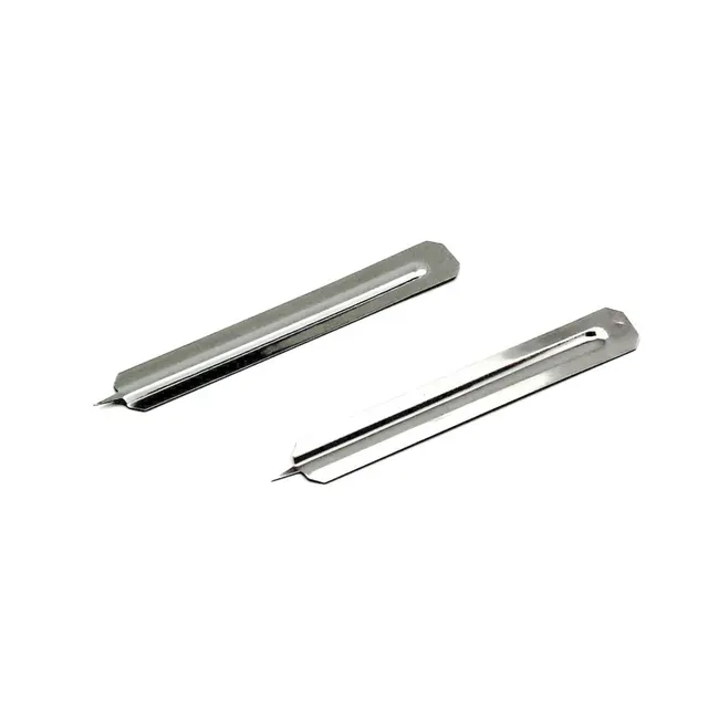 Medical disposable sterile stainless steel blood lancet