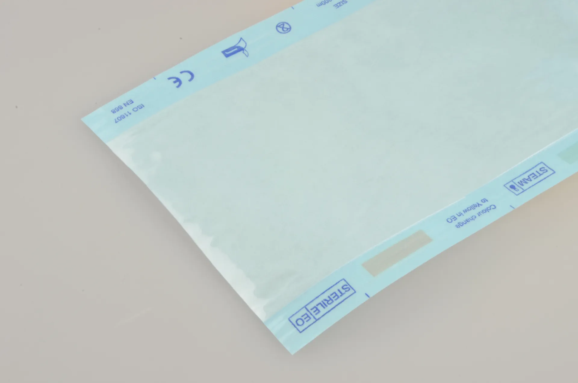 Medical Sterile Autoclave Sterilization Flat Reel Pouches 2