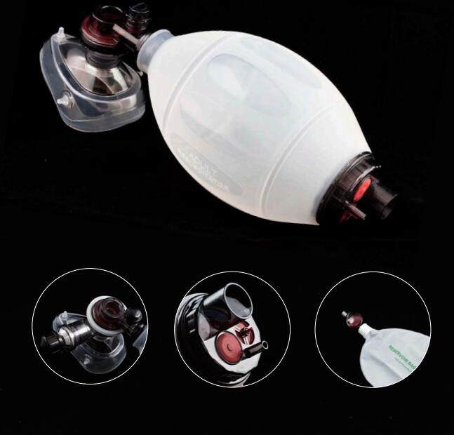 Medical Used Hospital Equipment manual silicone resuscitator for adult