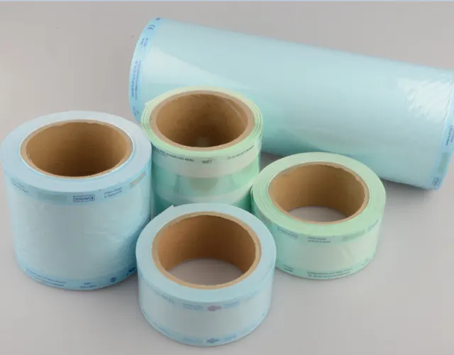 Medical Sterile Autoclave Sterilization Flat Reel Pouches