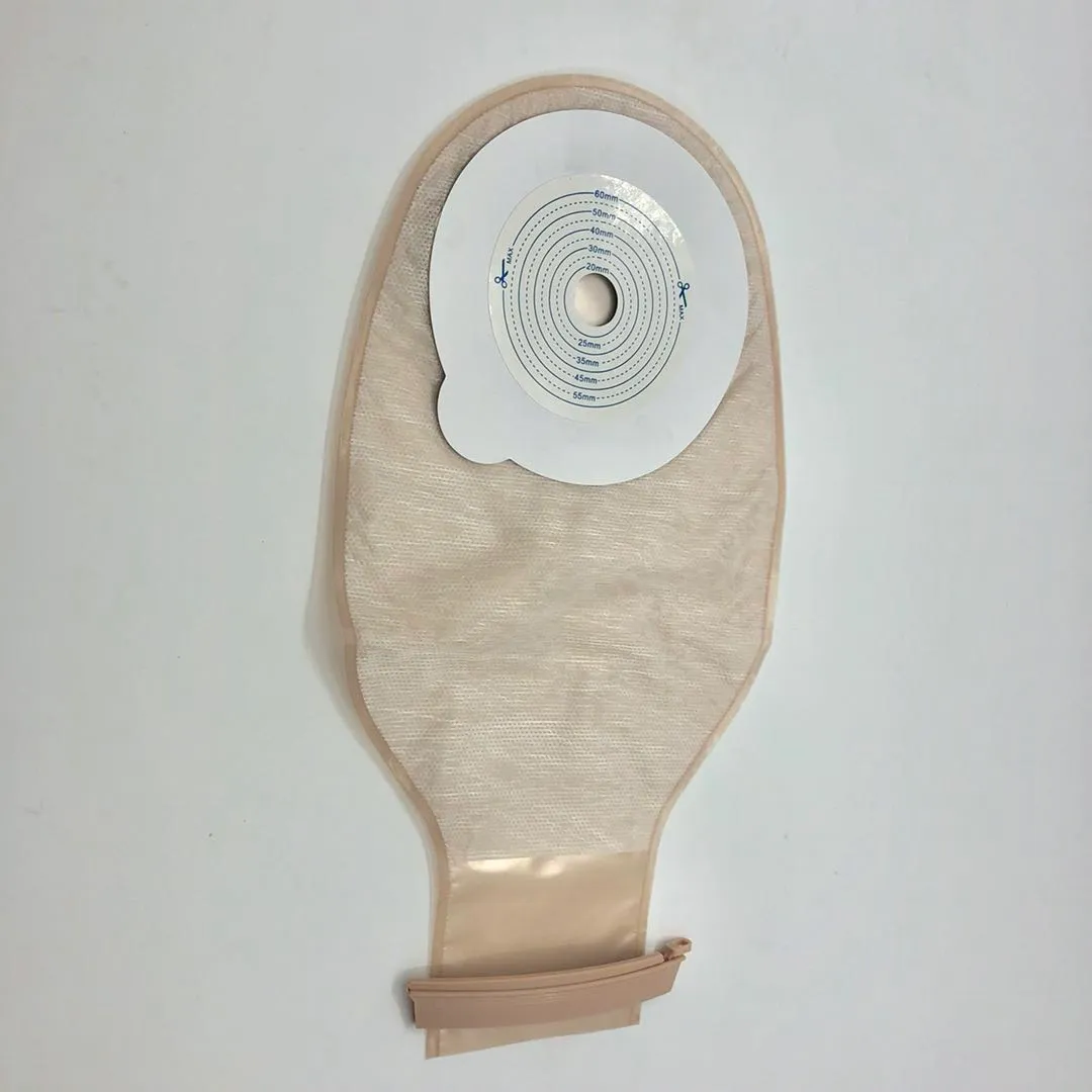 Two-piece colostomy bag with clip (piece artificial anus bag) 2