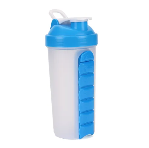 Mug with pill case PP bottle pill organizer