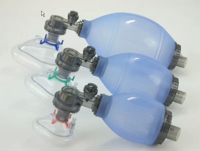 Emergency medical kit PVC resuscitator manual respirator 2