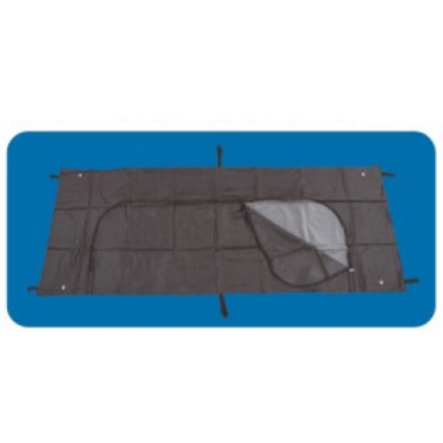 PVC 6 ribbon handles funeral body bags