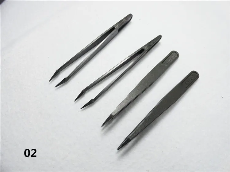 Antistatic Disposable Conductive Plastic Tweezers 3