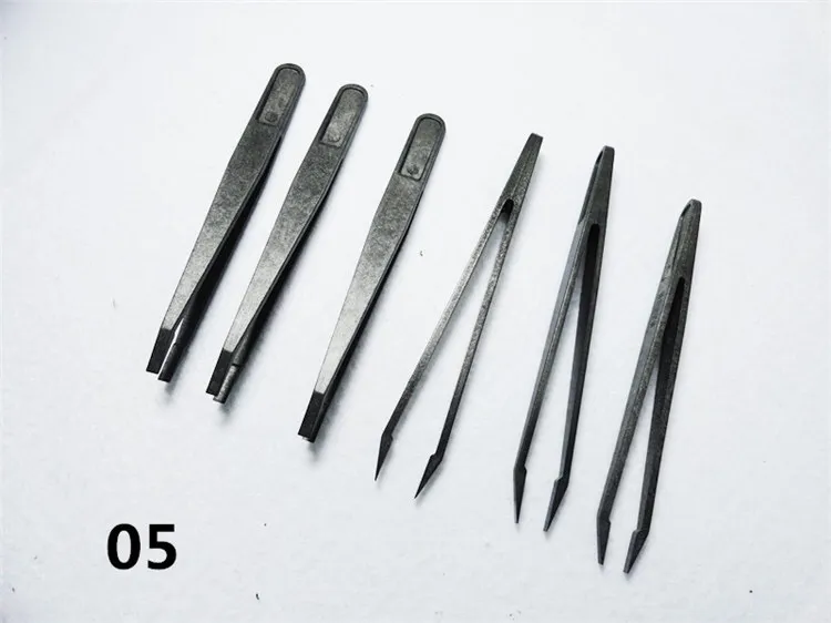 Antistatic Disposable Conductive Plastic Tweezers 2