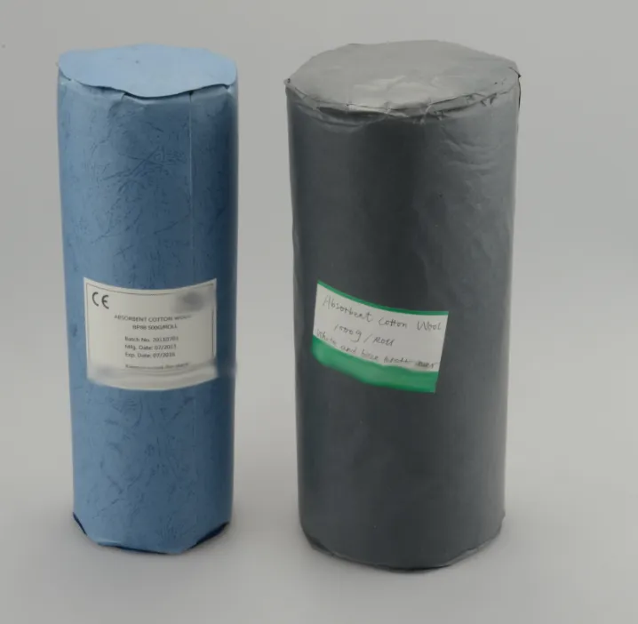 100% medical absorbent cotton wool/roll7-1000g