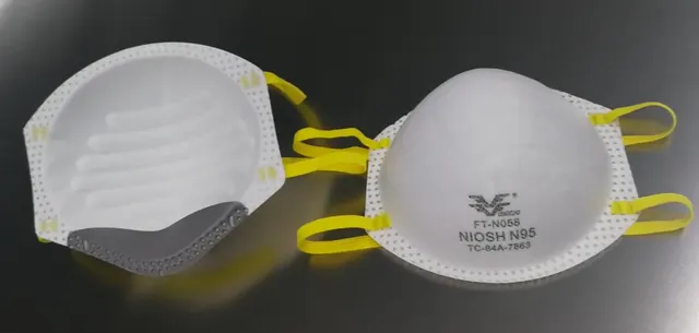 Consumable personal protection particulate N95 safety dust prevention face mask respirator