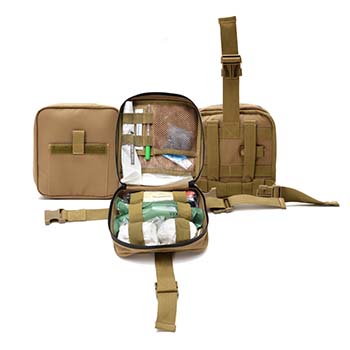 Customized belt tactical military army first aid kit 4