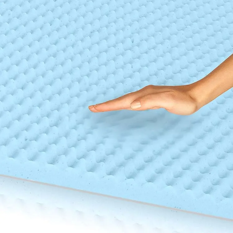 Hospital Rehabilitation Egg Crate Foam Mattress Topper - Full, Mattress Pad Provides Great Pressure Relief 6