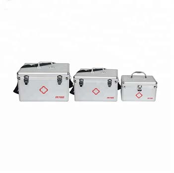 Customized handy hospital doctor aluminium metal empty first aid box 2