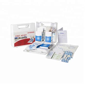 Customized office pp portable first aid box handle waterproof plastic first aid kit 2