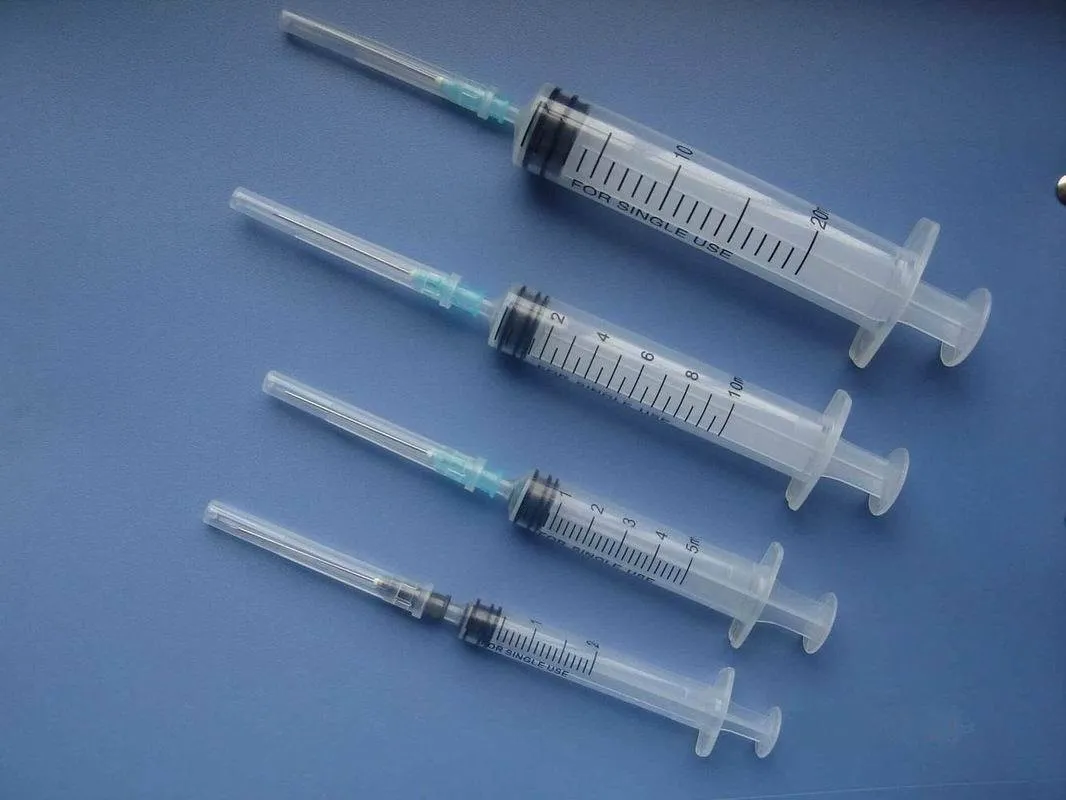 luer lock sterile disposable syringe