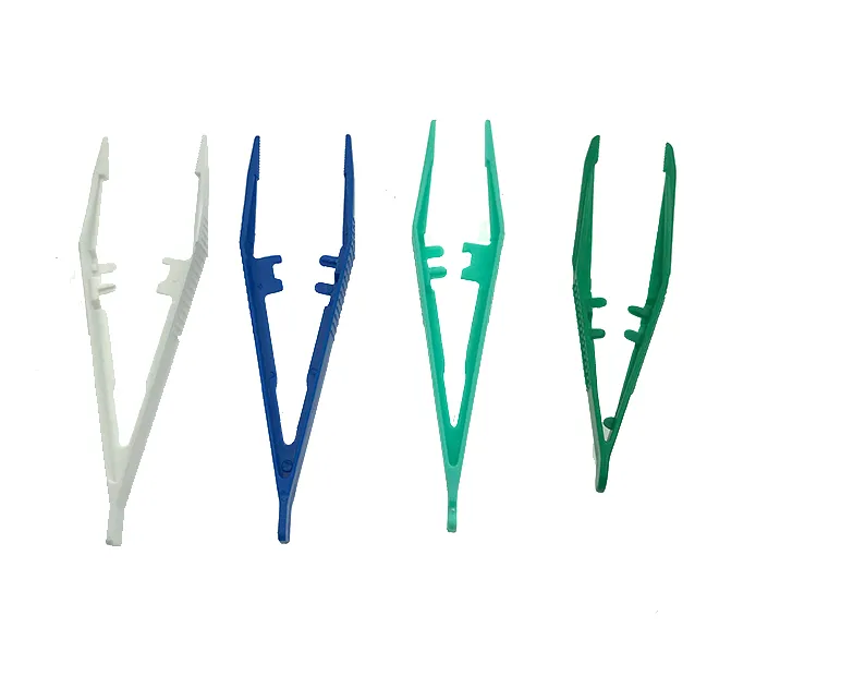 Disposable medical surgical plastic tweezers/forceps 8