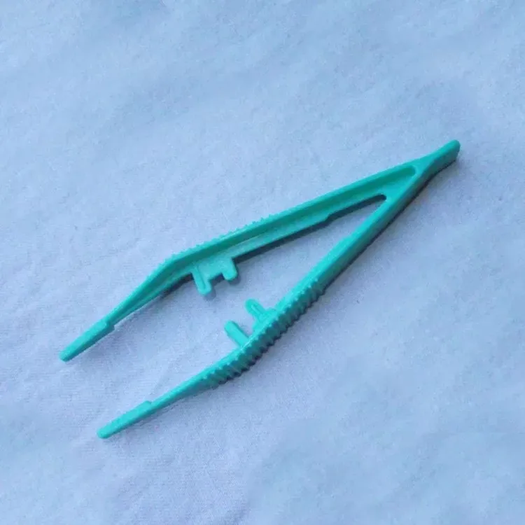 Disposable medical surgical plastic tweezers/forceps 11