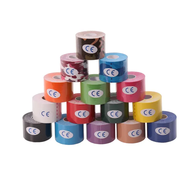 Printed Self Adhesive Kinesiology Sport Water Proof and Sweat Proof Quick-drying Tape