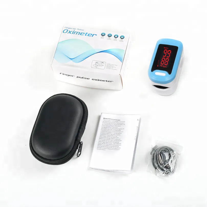OLED Screen Medical Diagnostic fingertip Finger Pulse Oximeter 5