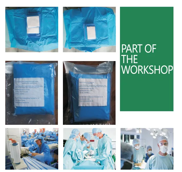 Disposable sterile surgical patient gown 10