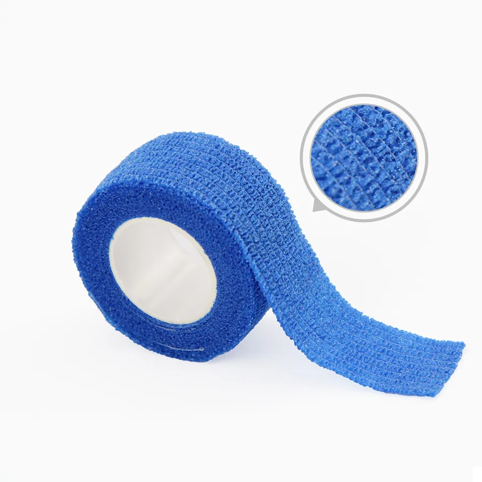 Non-woven Cohesive Bandage Colored Self-Adhesive Elastic Bandage For Finger 12