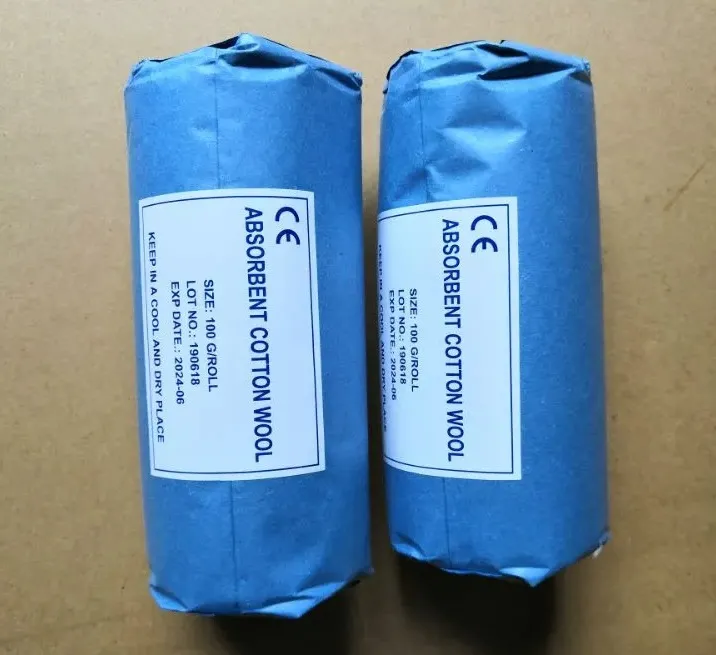 absorbent cotton wool roll 500g