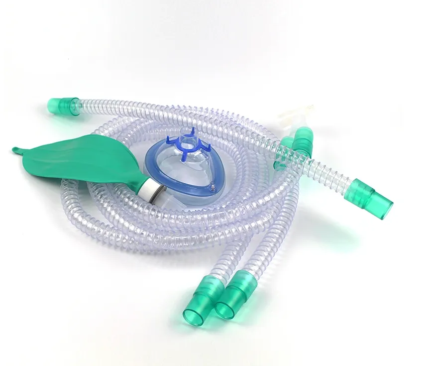 Bentilator Breathing Circuit With Limb, Elbow Reservoir Bag And Connectors