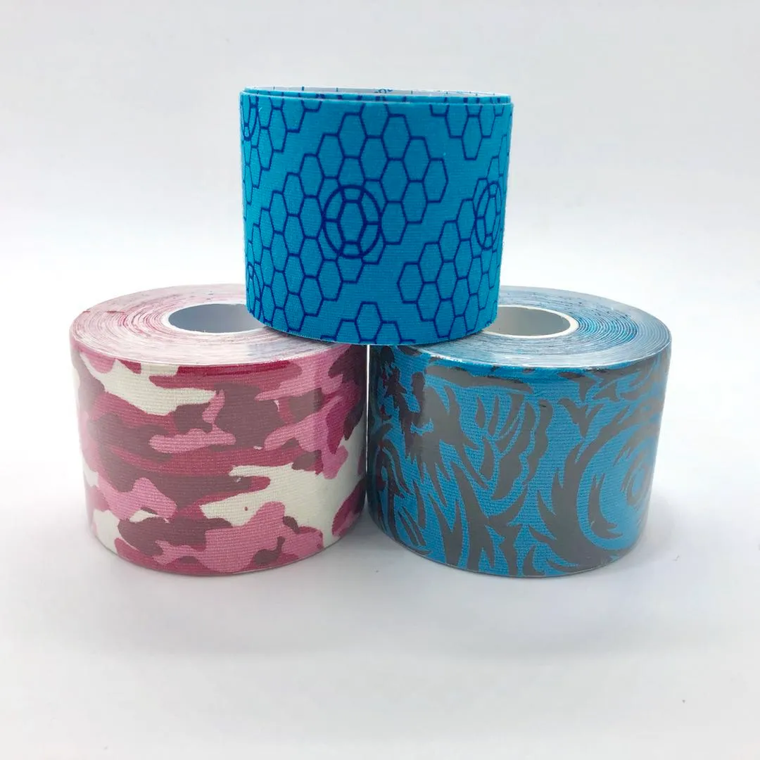 Printed Kinesiology Sport Water Proof and Sweat Proof Quick-drying Tape 4