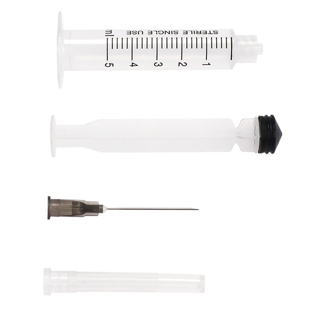 Disposable different sizes 3ml 10ml 20ml safety syringe with needle 3