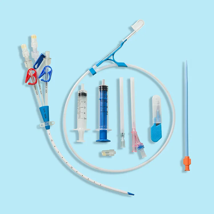 Triple-lumen Hemodialysis Catheter Kits