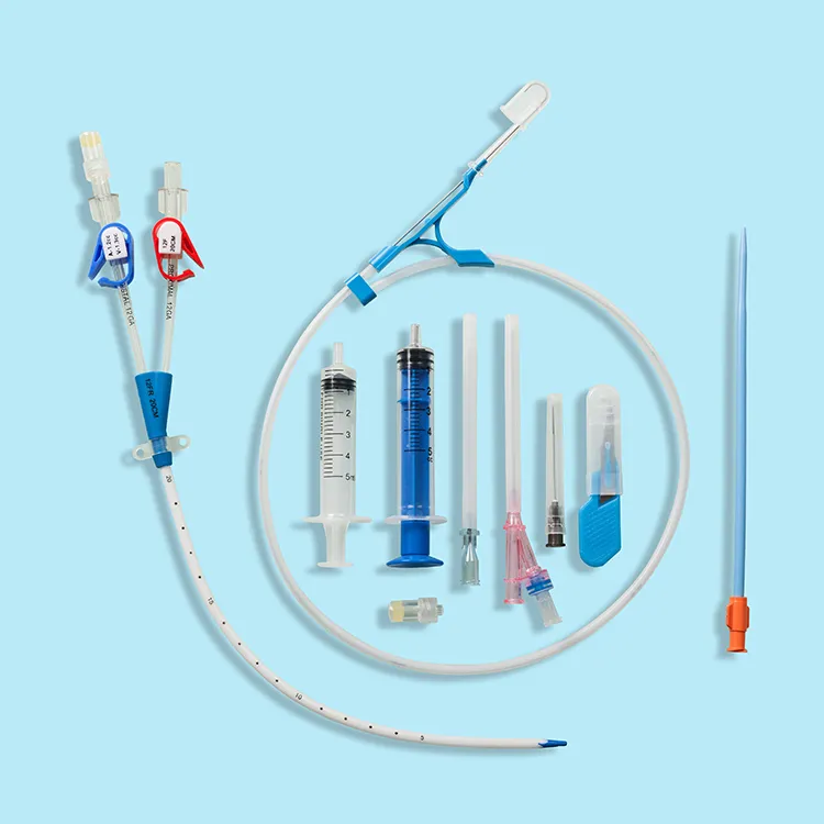 Triple-lumen Hemodialysis Catheter Kits