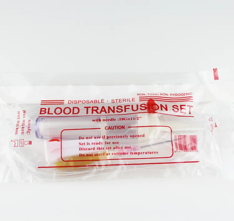disposable blood transfusion set