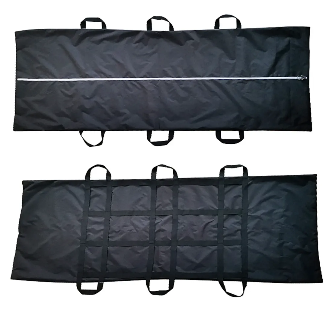 Manufactured OEM Nylon coated disposable PVC PEVA white cadaver funeral dead body bag
