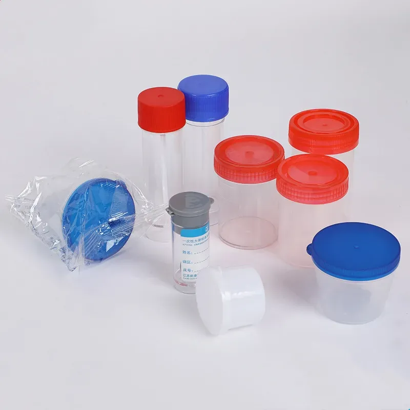 Disposable 30ml 60ml 120ml Urine Specimen Containers and Stool Cups 8